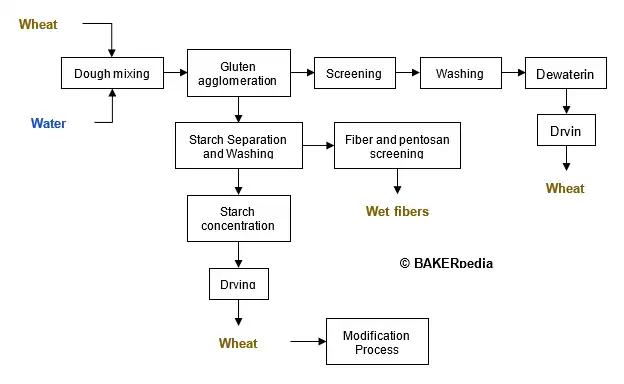Modified starch functions in flour products